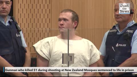 New Zealand Mosques gunman sentenced to life in prison