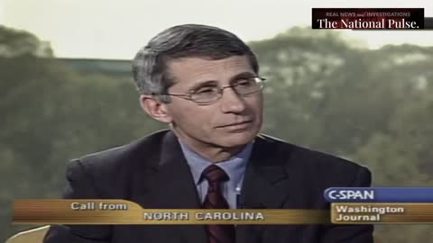 2003 Video Shows CSPAN Caller Calling On Fauci To Resign