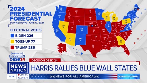 VP Harris hitting campaign trail in 'blue wall' states | NewsNation Now| N-Now ✅