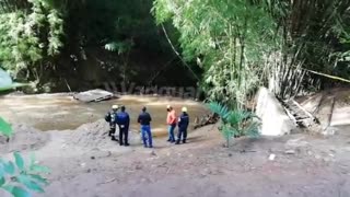Video: así fue el rescate del cuerpo de la niña arrastrada por el río en piedecuesta