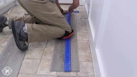 How to Install Vinyl Plank Flooring as a beginner- Home Renovation DIY