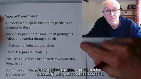 Transmisja poprzez kropelki vs transmisja poprzez aerozole - dr John Campbell [napisy PL]