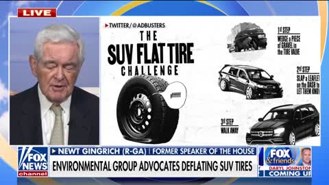 Environmental activists calling for people to deflate SUV tires to fight climate change