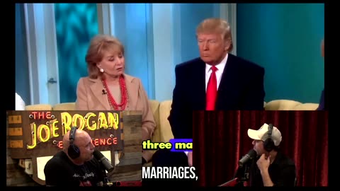 Trump on 'The View' - "You won't believe how well they treated him" -Rogan Plays Old Footage