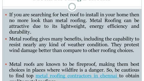 Find Roofing Contractors in Chennai