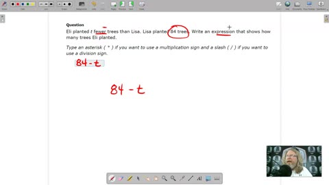 Write variable expressions: word problems - IXL 8.V.4 (MEC)