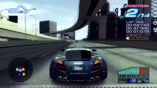 Ridge Racer 6 Advanced Route #4 Retry Gameplay(Career Walkthrough)