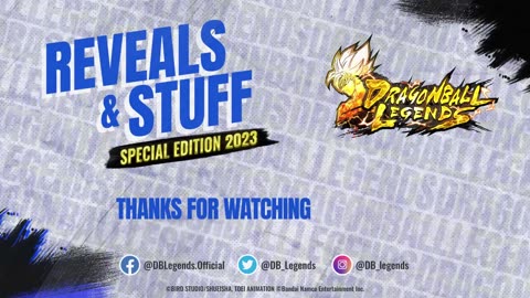 DRAGON BALL LEGENDS REVEALS ＆ STUFF: SPECIAL EDITION 2023