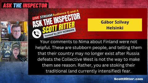 Scott has Offended the Delicate Finns! (Oh Dear)...FAFO!