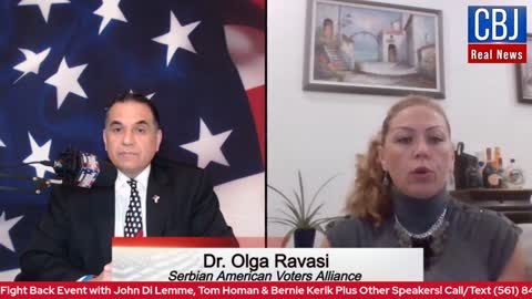 CBJ Real News Podcast Show (Part 156): Dr. Olga Ravasi, founder of Serbian American Voters Alliance