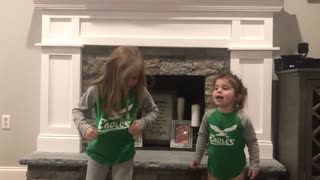 Cutest Eagles Fight song Ever!
