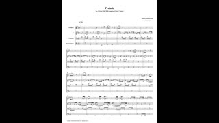 J.S. Bach - Well-Tempered Clavier: Part 2 - Prelude 12 (Brass Quartet)