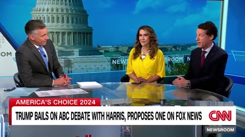 Trump backs out of ABC debate vs. Harris, pushes for Fox News instead | CNN News