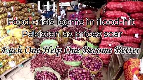 Food crisis looms in flood-hit Pakistan as prices soar
