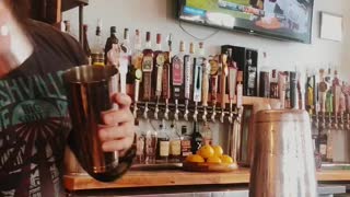 Bartender Mixes Up Some Magic