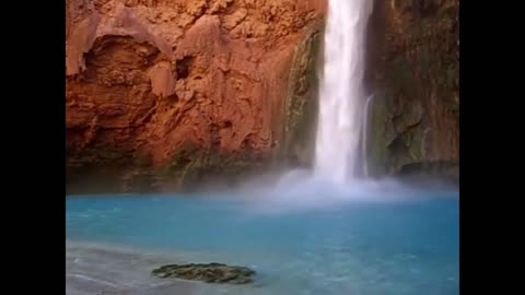 Havasupai Indian Waterfall Relaxation