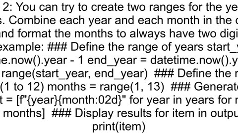 Create a yearmonth column in Python YYYYMM format