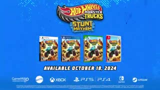 Hot Wheels Monster Trucks: Stunt Mayhem - Official Announcement Trailer