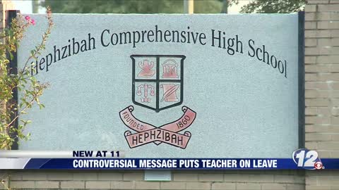 Teacher put on leave for Confederate Flag lesson