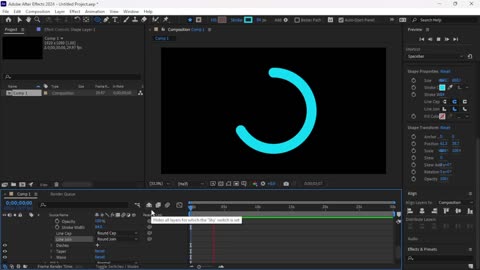 Numeric Circle Animation in After Effects