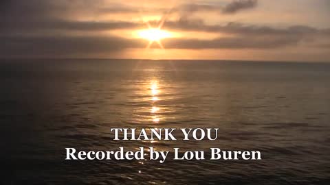 Lou Buren sings : Thank You