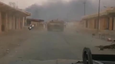 ISIS Car exploded near Iraqi convoy 2017