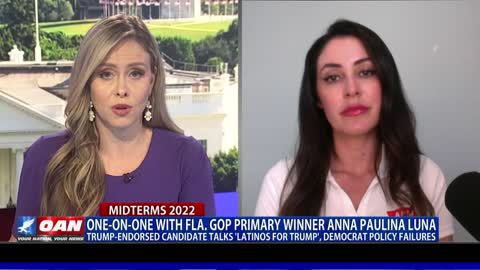 Trump-endorsed Anna Paulina Luna on her GOP primary win in Fla.