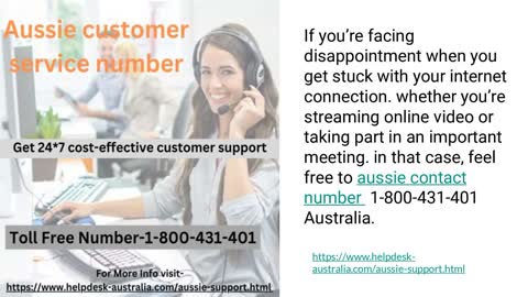 Dial Aussie Customer Service Number 1-800-431-401-Australia Get instant technical customer support