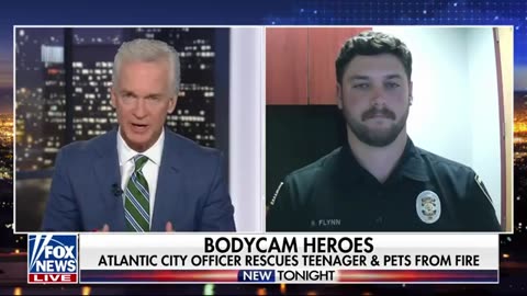 'MY JOB'_ Police officer saves teen, pets from fire Greg Gutfeld
