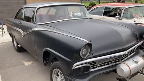 1956 Ford gasser for @Hot Rod Hoarder at car show today