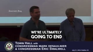 Eric Swalwell’s Town Hall Descends Into CHOAS After Someone From The Crowd Shouts WHERE'S FANG FANG?