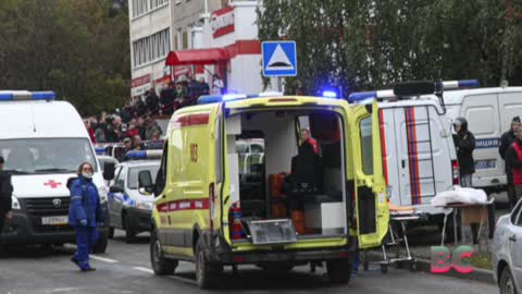 Swastika-wearing gunman kills 15, wounds 24 during school shooting in Russia