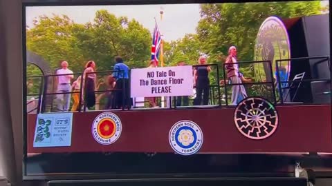 The Nazi "Black Sun" displayed at the Queen's jubilee