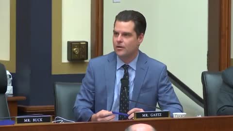 Matt Gaetz BLASTS The DoJ's History Of Politically Targeting Innocent Americans