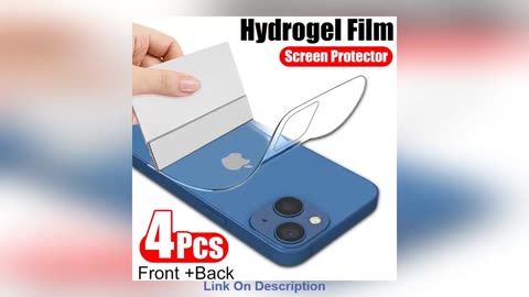 Hydrogel Film for IPhone 12 13 Pro Max Mini Screen