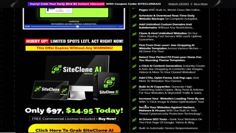 SiteClone AI Review - World’s Best Website Cloning App
