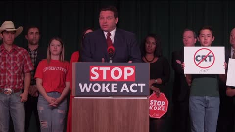 Florida Governor Ron DeSantis woke corporations responsible for current crime wave