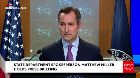 State Dept Spokesperson- US Aims To 'Keep The Conflict From Expanding Between Israel And Hamas