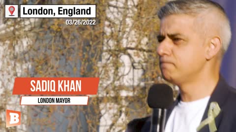 Mayor Sadiq Khan Says London Stands with Ukraine, "Will Always Welcome Refugees"