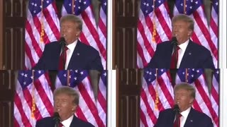 A wonderful historic speech by Trump