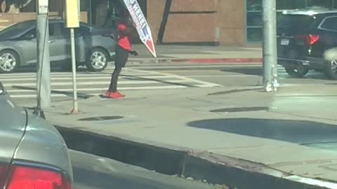 This Sign Spinner Has Major Talent