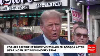 'It's Crazy': Trump Bemoans Robberies And Crime In NYC During Bodega Trip