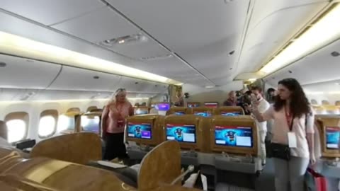 Inside the Emirates Boeing 777-300 Amazing Luxury Jet Airliner
