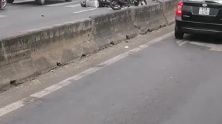 Vietnam - The Accident of motor