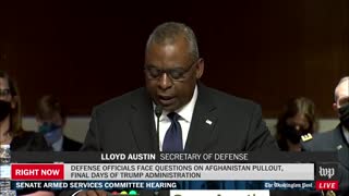 Lloyd Austin admits Americans are still trapped in Afghanistan.