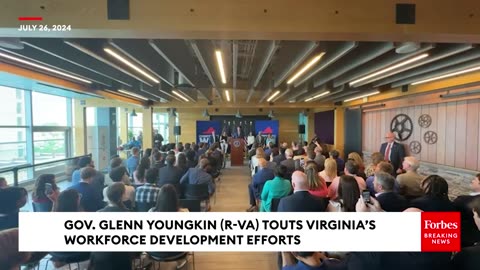 Gov. Glenn Youngkin Touts Virginias Workforce Development Efforts