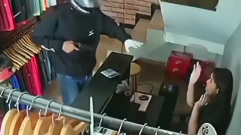 Robbers get transformed into holey men.