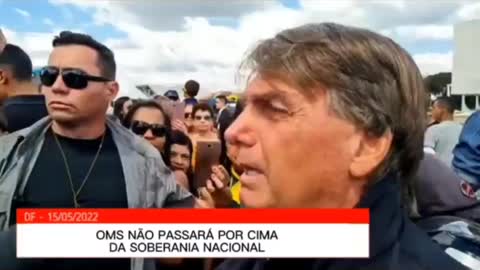 Bolsonaro diz não à OMS e sim à soberania nacional
