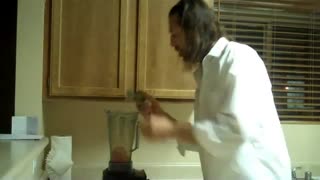 PERSIMMON PUDDING RECIPE ~ RAW FOOD IN 60 SECONDS - Dec 6th 2011