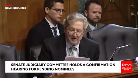 Senator Kennedy Blasts Biden Nominee In Wild Clip